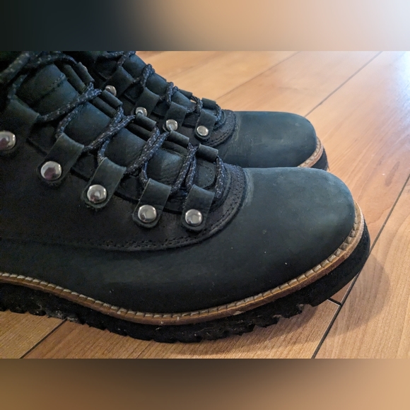 Cole Haan womens Zerogrand Explore Hiker Waterproof Hiking Boots Black Size 7.5 - Picture 5 of 6